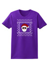 Cool Santa Christmas Sweater Womens Dark T-Shirt-TooLoud-Purple-X-Small-Davson Sales