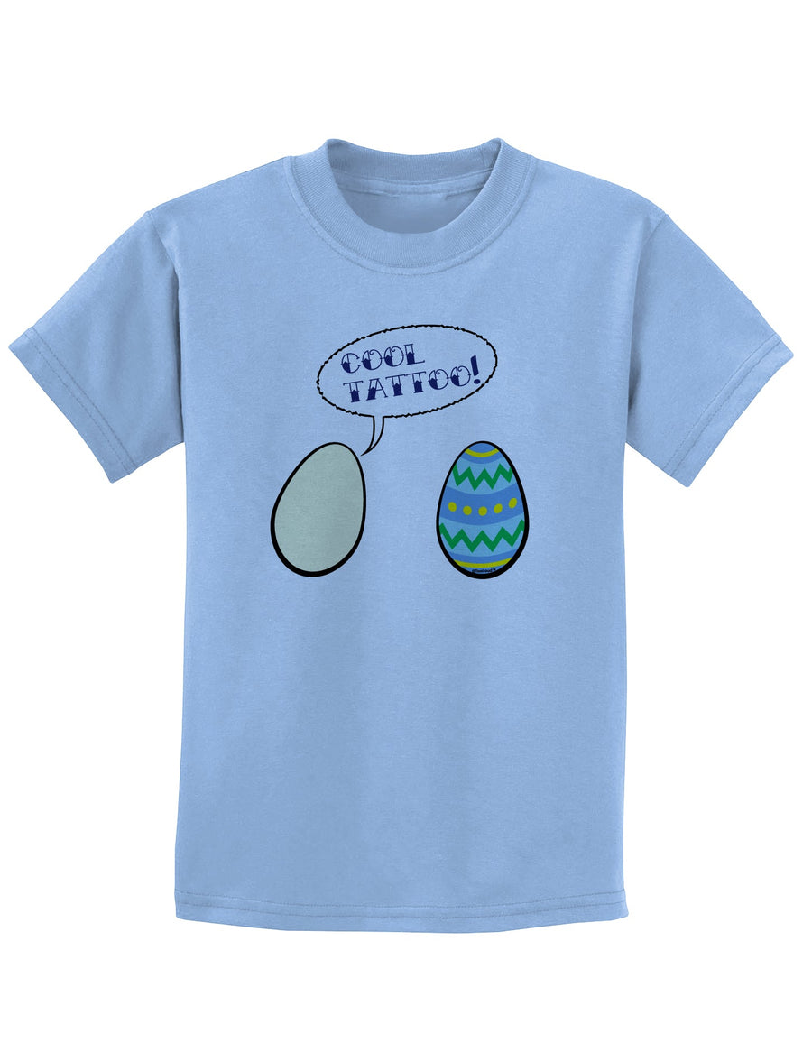 Cool Tattoo Easter Egg Childrens T-Shirt-Childrens T-Shirt-TooLoud-White-X-Small-Davson Sales