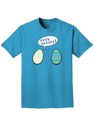 Cool Tattoo Easter Egg Easter Adult Dark T-Shirt-Mens T-Shirt-TooLoud-Turquoise-Small-Davson Sales