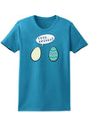 Cool Tattoo Easter Egg Easter Womens Dark T-Shirt - Ladies-TooLoud-Turquoise-X-Small-Davson Sales
