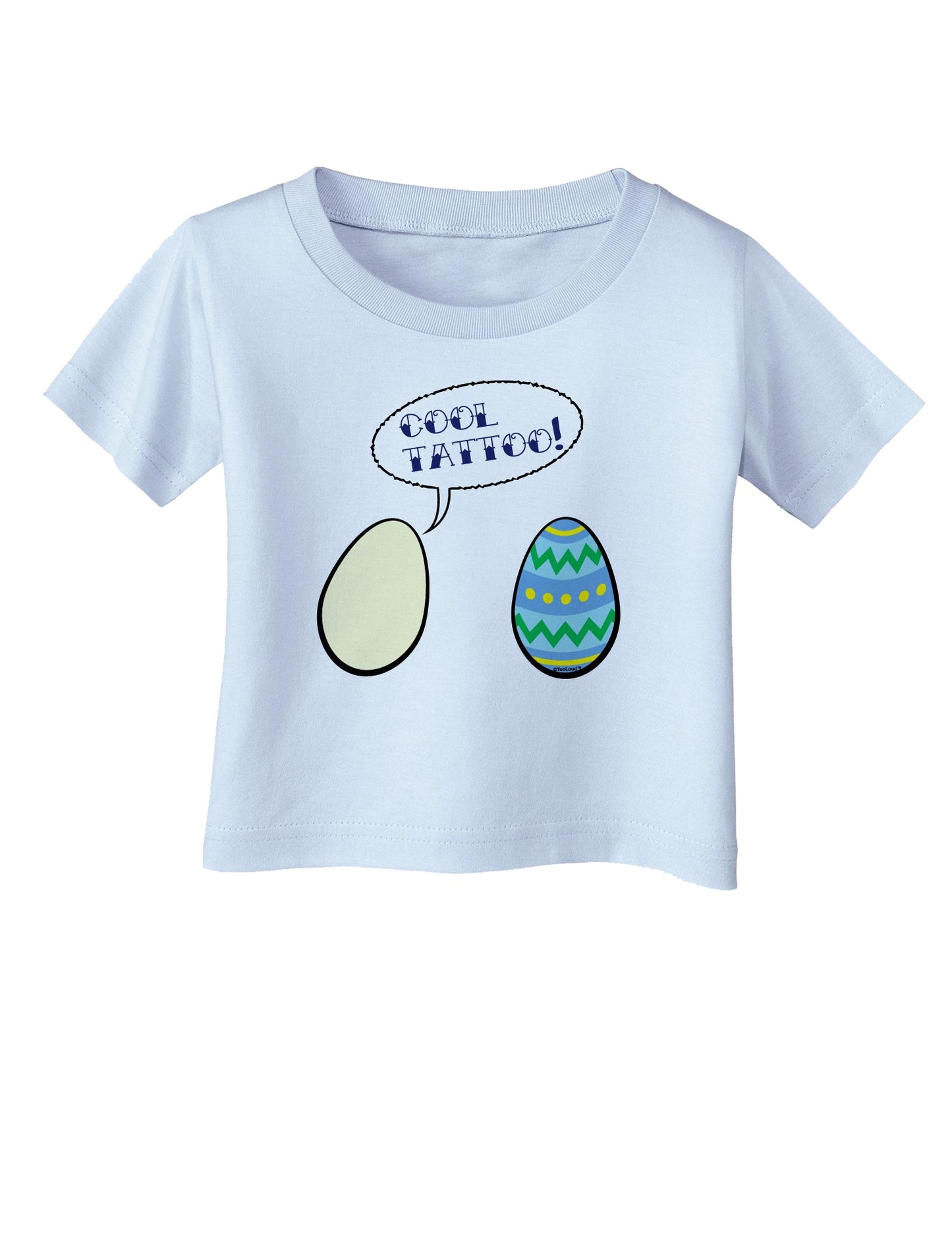 Cool Tattoo Easter Egg Infant T-Shirt-Infant T-Shirt-TooLoud-Light-Blue-06-Months-Davson Sales