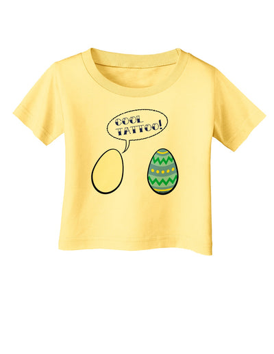 Cool Tattoo Easter Egg Infant T-Shirt-Infant T-Shirt-TooLoud-Daffodil-Yellow-06-Months-Davson Sales