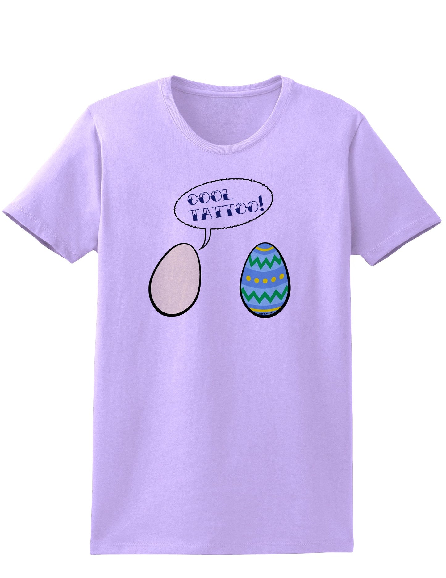 Cool Tattoo Easter Egg Womens T-Shirt-Womens T-Shirt-TooLoud-Lavender-X-Small-Davson Sales