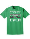 Coolest Dad Ever Adult Dark T-Shirt-Mens T-Shirt-TooLoud-Kelly-Green-Small-Davson Sales