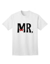 Coordinated Mr and Mrs Apparel: Mr Bow Tie Adult T-Shirt by TooLoud-Mens T-shirts-TooLoud-White-Small-Davson Sales