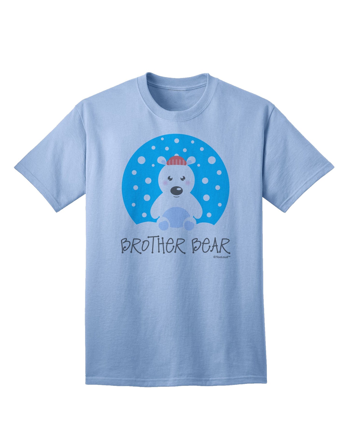 Coordinated Polar Bear Family - Adult Brother Bear T-Shirt by TooLoud-Mens T-shirts-TooLoud-Light-Blue-Small-Davson Sales