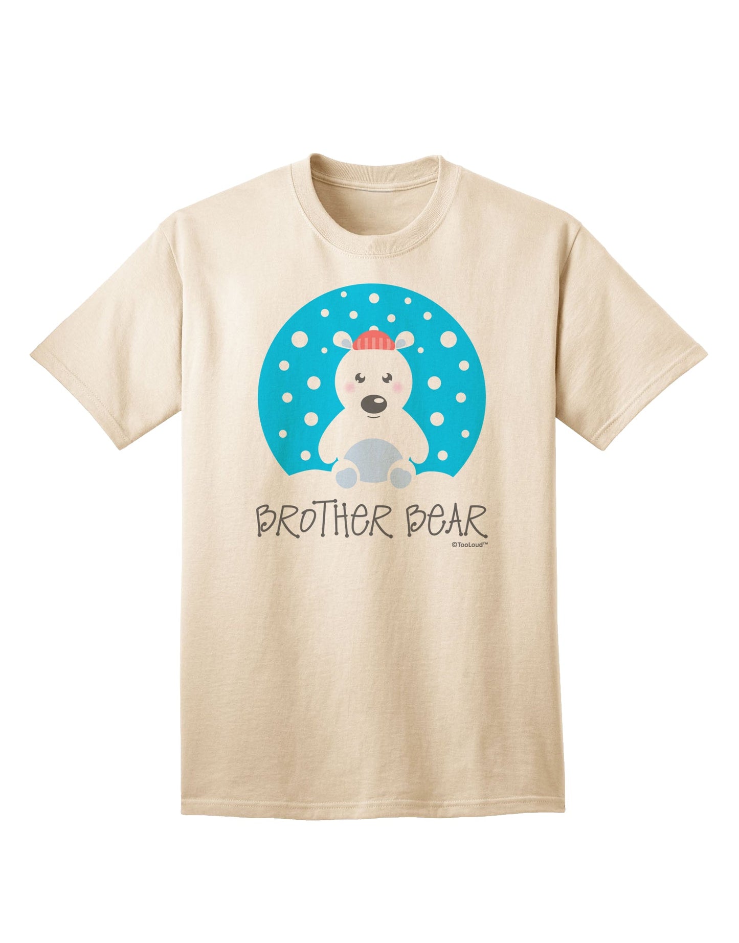 Coordinated Polar Bear Family - Adult Brother Bear T-Shirt by TooLoud-Mens T-shirts-TooLoud-Natural-Small-Davson Sales