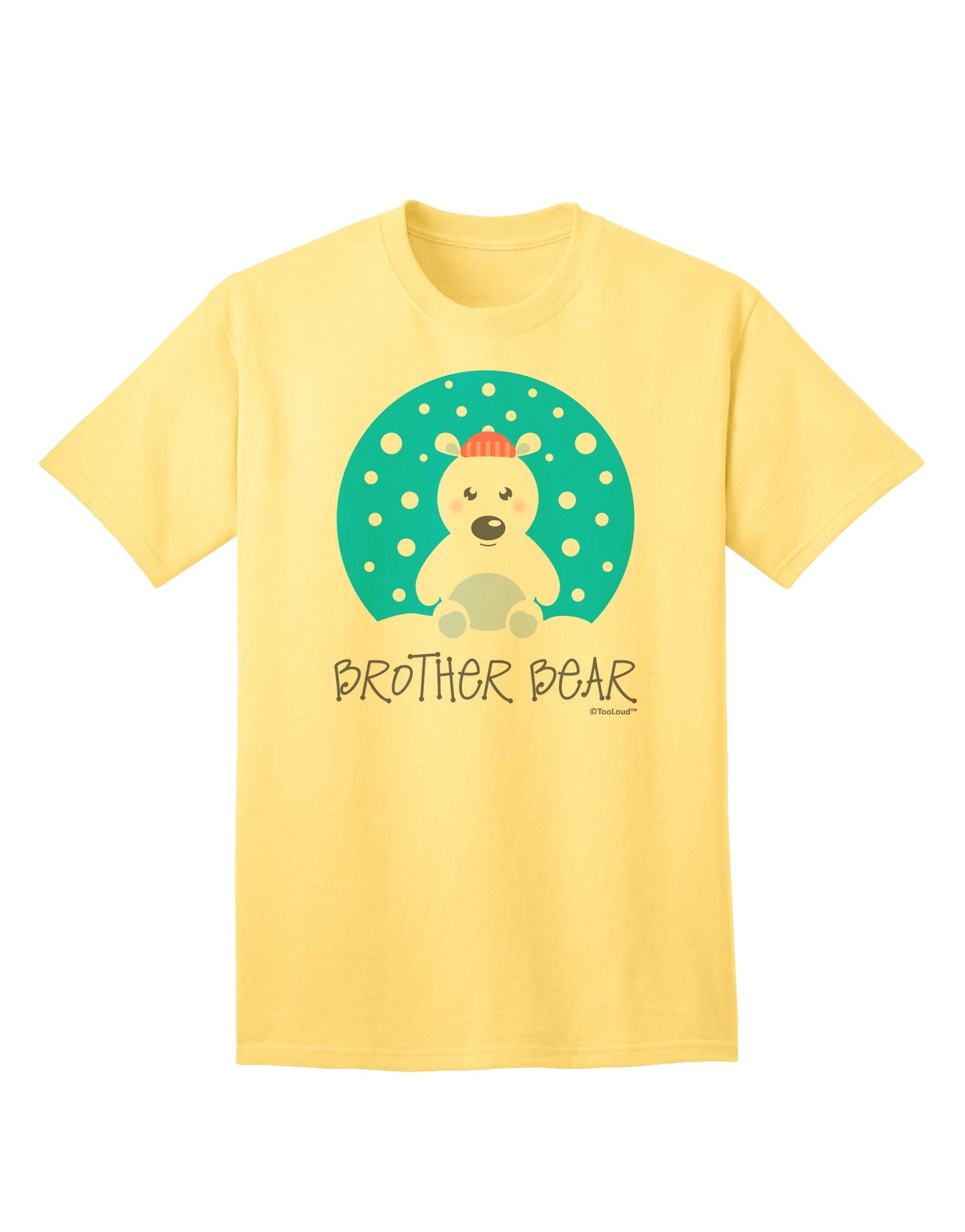 Coordinated Polar Bear Family - Adult Brother Bear T-Shirt by TooLoud-Mens T-shirts-TooLoud-Yellow-Small-Davson Sales