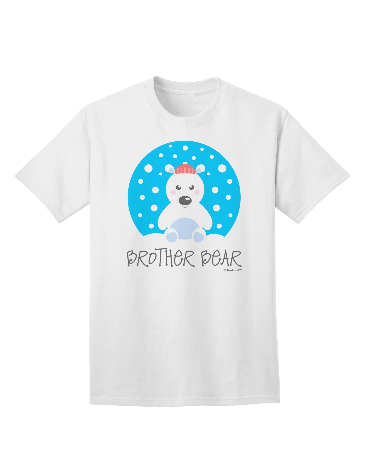 Coordinated Polar Bear Family - Adult Brother Bear T-Shirt by TooLoud-Mens T-shirts-TooLoud-White-Small-Davson Sales