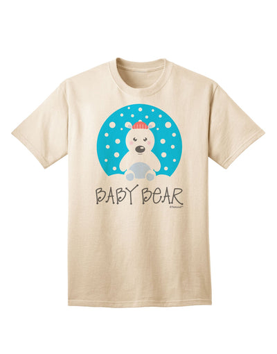 Coordinated Polar Bear Family Attire - Adult T-Shirt featuring Baby Bear by TooLoud-Mens T-shirts-TooLoud-Natural-Small-Davson Sales