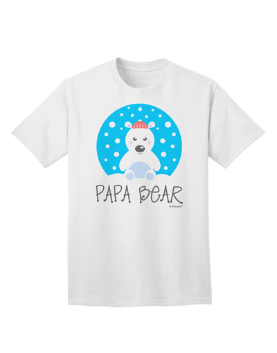 Coordinated Polar Bear Family Ensemble - Adult T-Shirt for Patriarch by TooLoud-Mens T-shirts-TooLoud-White-Small-Davson Sales