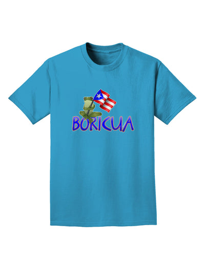 Coqui Boricua Adult Dark T-Shirt-11 OZ Coffee Mug-TooLoud-Turquoise-Small-Davson Sales