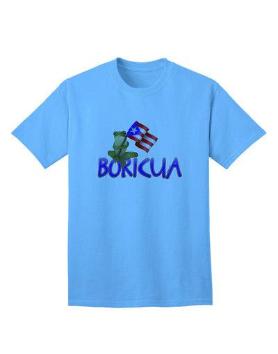 Coqui Boricua Adult T-Shirt: Premium Quality for Discerning Shoppers-Mens T-shirts-TooLoud-Aquatic-Blue-Small-Davson Sales