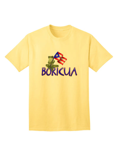 Coqui Boricua Adult T-Shirt: Premium Quality for Discerning Shoppers-Mens T-shirts-TooLoud-Yellow-Small-Davson Sales