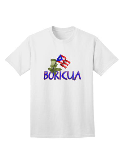 Coqui Boricua Adult T-Shirt: Premium Quality for Discerning Shoppers-Mens T-shirts-TooLoud-White-Small-Davson Sales