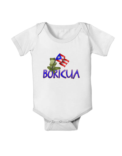 Coqui Boricua Baby Romper Bodysuit-Baby Romper-TooLoud-White-06-Months-Davson Sales