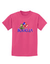 Coqui Boricua Childrens Dark T-Shirt-Childrens T-Shirt-TooLoud-Sangria-X-Small-Davson Sales