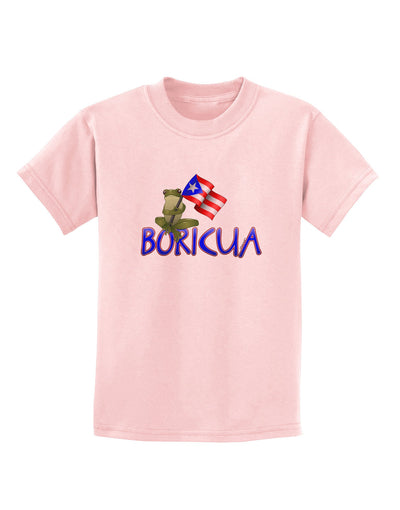 Coqui Boricua Childrens T-Shirt-Childrens T-Shirt-TooLoud-PalePink-X-Small-Davson Sales