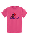 Coqui Boricua Childrens T-Shirt-Childrens T-Shirt-TooLoud-Sangria-X-Small-Davson Sales