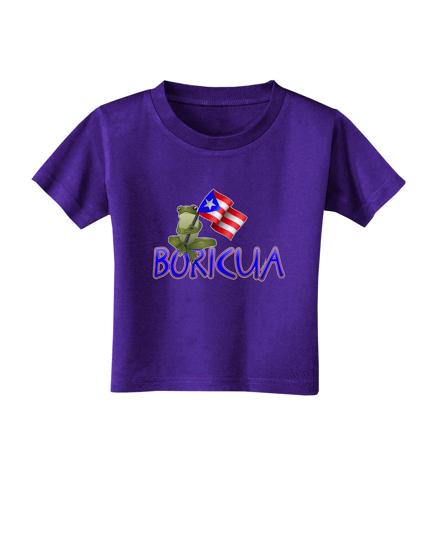 Coqui Boricua Toddler T-Shirt Dark-Toddler T-Shirt-TooLoud-Purple-2T-Davson Sales