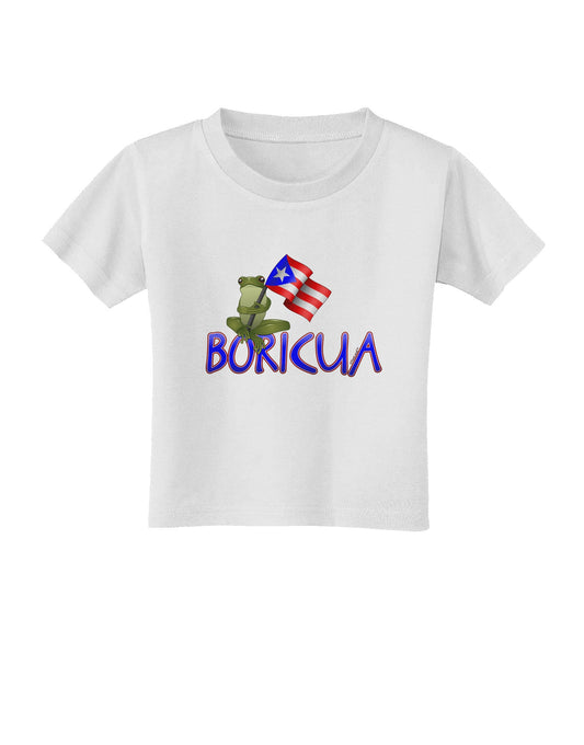 Coqui Boricua Toddler T-Shirt-Toddler T-Shirt-TooLoud-White-2T-Davson Sales