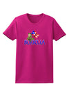 Coqui Boricua Womens Dark T-Shirt-TooLoud-Hot-Pink-Small-Davson Sales