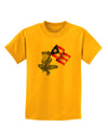 Coqui Holding Flag Childrens T-Shirt-Childrens T-Shirt-TooLoud-Gold-X-Small-Davson Sales