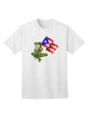 Coqui Holding Flag - Premium Adult T-Shirt Collection-Mens T-shirts-TooLoud-White-Small-Davson Sales