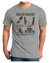 Corona Virus Precautions Adult V-Neck T-shirt-Mens T-Shirt-TooLoud-HeatherGray-Small-Davson Sales