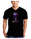 Cosmic Galaxy - E equals mc2 Adult Dark V-Neck T-Shirt by TooLoud-Mens V-Neck T-Shirt-TooLoud-Black-Small-Davson Sales