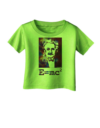 Cosmic Galaxy - E equals mc2 Infant T-Shirt by TooLoud-Infant T-Shirt-TooLoud-Lime-Green-06-Months-Davson Sales