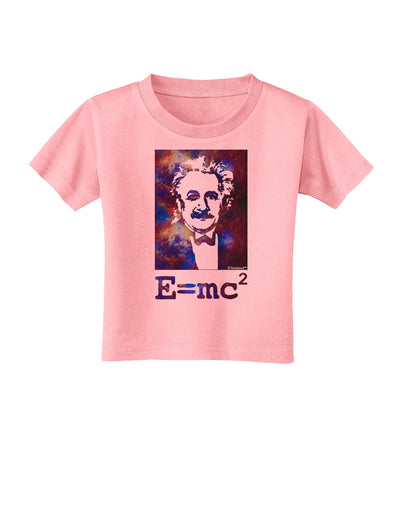 Cosmic Galaxy - E equals mc2 Toddler T-Shirt by TooLoud-Toddler T-Shirt-TooLoud-Candy-Pink-2T-Davson Sales