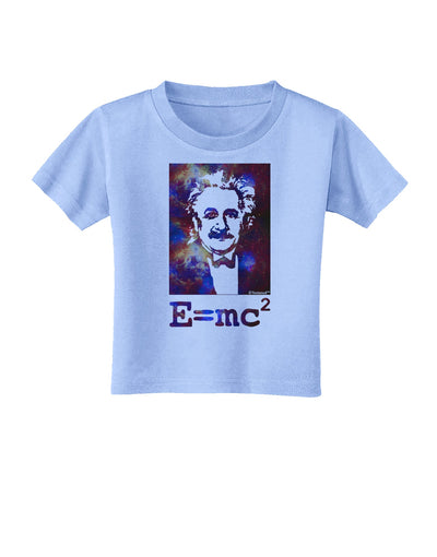 Cosmic Galaxy - E equals mc2 Toddler T-Shirt by TooLoud-Toddler T-Shirt-TooLoud-Aquatic-Blue-2T-Davson Sales