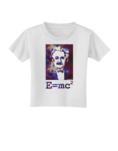 Cosmic Galaxy - E equals mc2 Toddler T-Shirt by TooLoud-Toddler T-Shirt-TooLoud-White-2T-Davson Sales