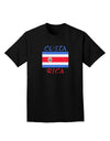 Costa Rica Flag Adult Dark T-Shirt-Mens T-Shirt-TooLoud-Black-Small-Davson Sales