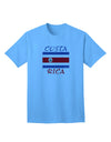 Costa Rica Flag Inspired Adult T-Shirt - A Patriotic Ecommerce Collection-Mens T-shirts-TooLoud-Aquatic-Blue-Small-Davson Sales