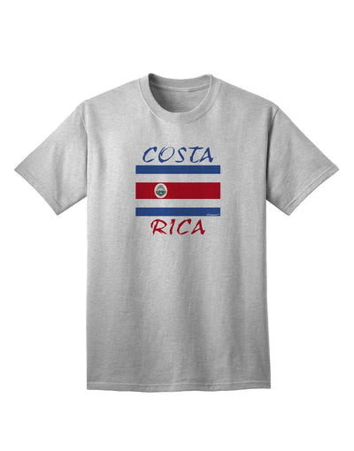 Costa Rica Flag Inspired Adult T-Shirt - A Patriotic Ecommerce Collection-Mens T-shirts-TooLoud-AshGray-Small-Davson Sales