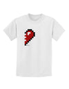 Couples Pixel Heart Design - Right Childrens T-Shirt by TooLoud-Childrens T-Shirt-TooLoud-White-X-Small-Davson Sales