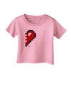 Couples Pixel Heart Design - Right Infant T-Shirt by TooLoud-Infant T-Shirt-TooLoud-Candy-Pink-06-Months-Davson Sales