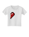 Couples Pixel Heart Design - Right Toddler T-Shirt by TooLoud-Toddler T-Shirt-TooLoud-White-2T-Davson Sales