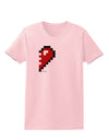 Couples Pixel Heart Design - Right Womens T-Shirt by TooLoud-Womens T-Shirt-TooLoud-PalePink-X-Small-Davson Sales