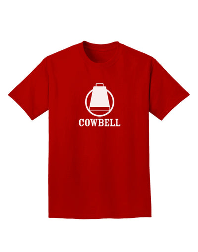 Cowbell Adult Dark T-Shirt-Mens T-Shirt-TooLoud-Red-Small-Davson Sales