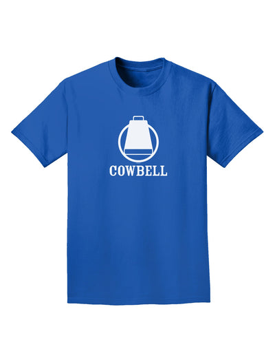 Cowbell Adult Dark T-Shirt-Mens T-Shirt-TooLoud-Royal-Blue-Small-Davson Sales