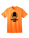 Cowbell Dad Adult T-Shirt - A Must-Have Addition to Your Wardrobe by TooLoud-Mens T-shirts-TooLoud-Neon-Orange-Small-Davson Sales