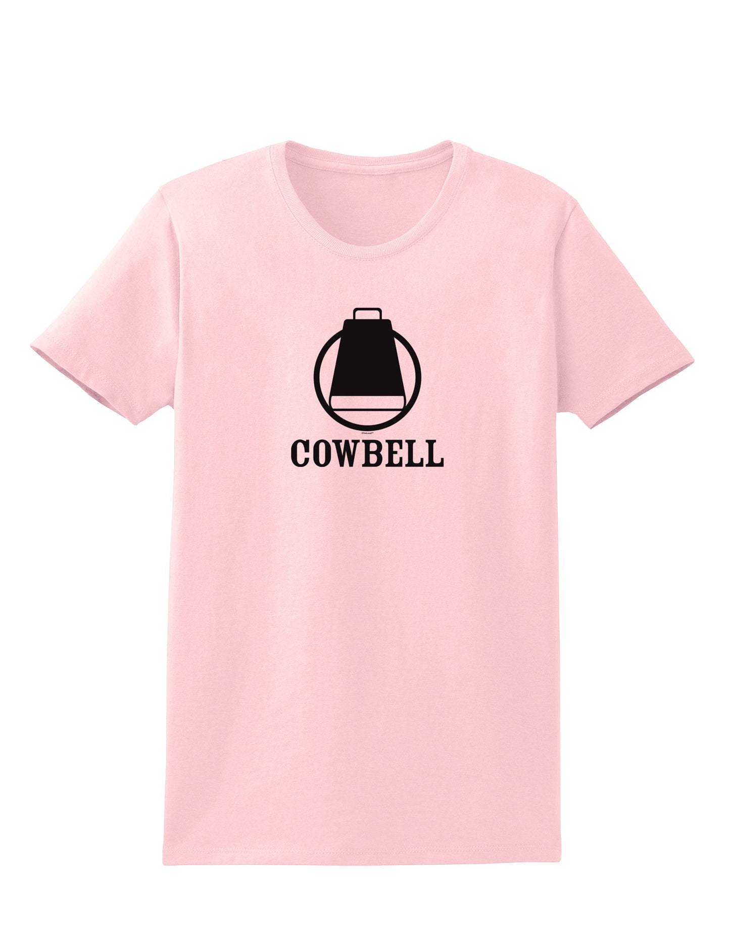 Cowbell Womens T-Shirt-Womens T-Shirt-TooLoud-PalePink-X-Small-Davson Sales