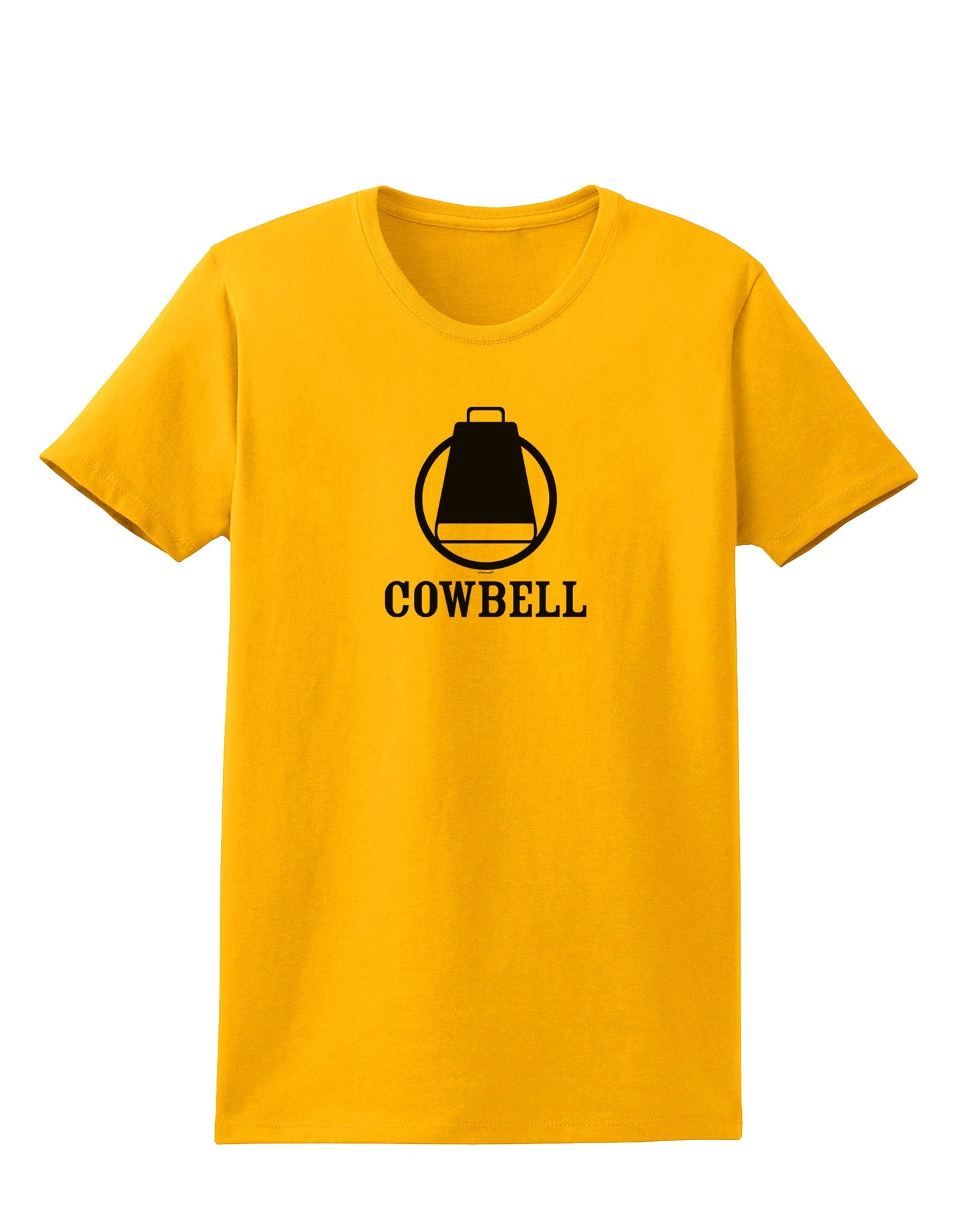 Cowbell Womens T-Shirt-Womens T-Shirt-TooLoud-Gold-X-Small-Davson Sales