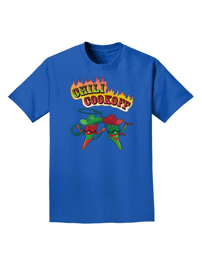 Cowboy Chili Cookoff Adult Dark T-Shirt-Mens T-Shirt-TooLoud-Royal-Blue-Small-Davson Sales