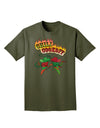 Cowboy Chili Cookoff Adult Dark T-Shirt-Mens T-Shirt-TooLoud-Military-Green-Small-Davson Sales