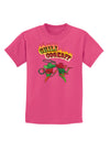 Cowboy Chili Cookoff Childrens Dark T-Shirt-Childrens T-Shirt-TooLoud-Sangria-X-Small-Davson Sales