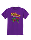 Cowboy Chili Cookoff Childrens Dark T-Shirt-Childrens T-Shirt-TooLoud-Purple-X-Small-Davson Sales